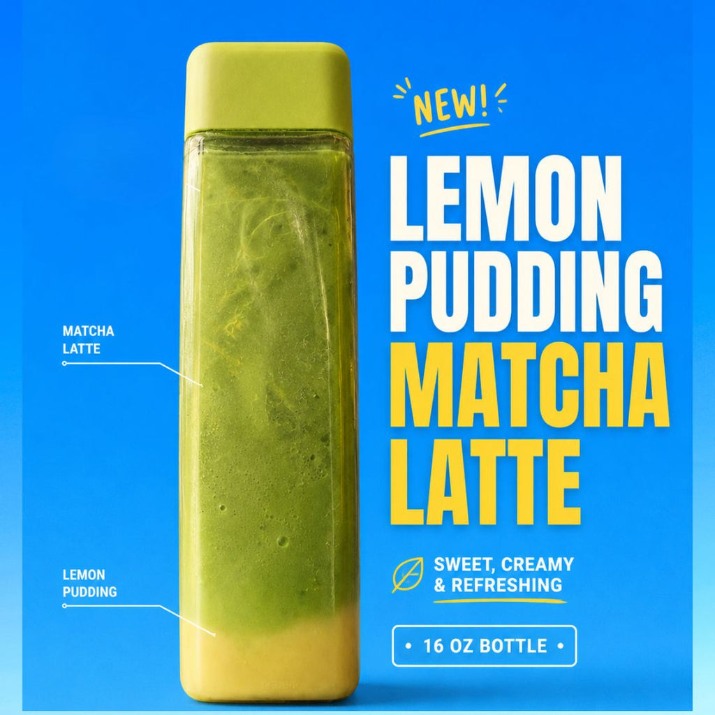 Lemon Pudding Matcha Latte